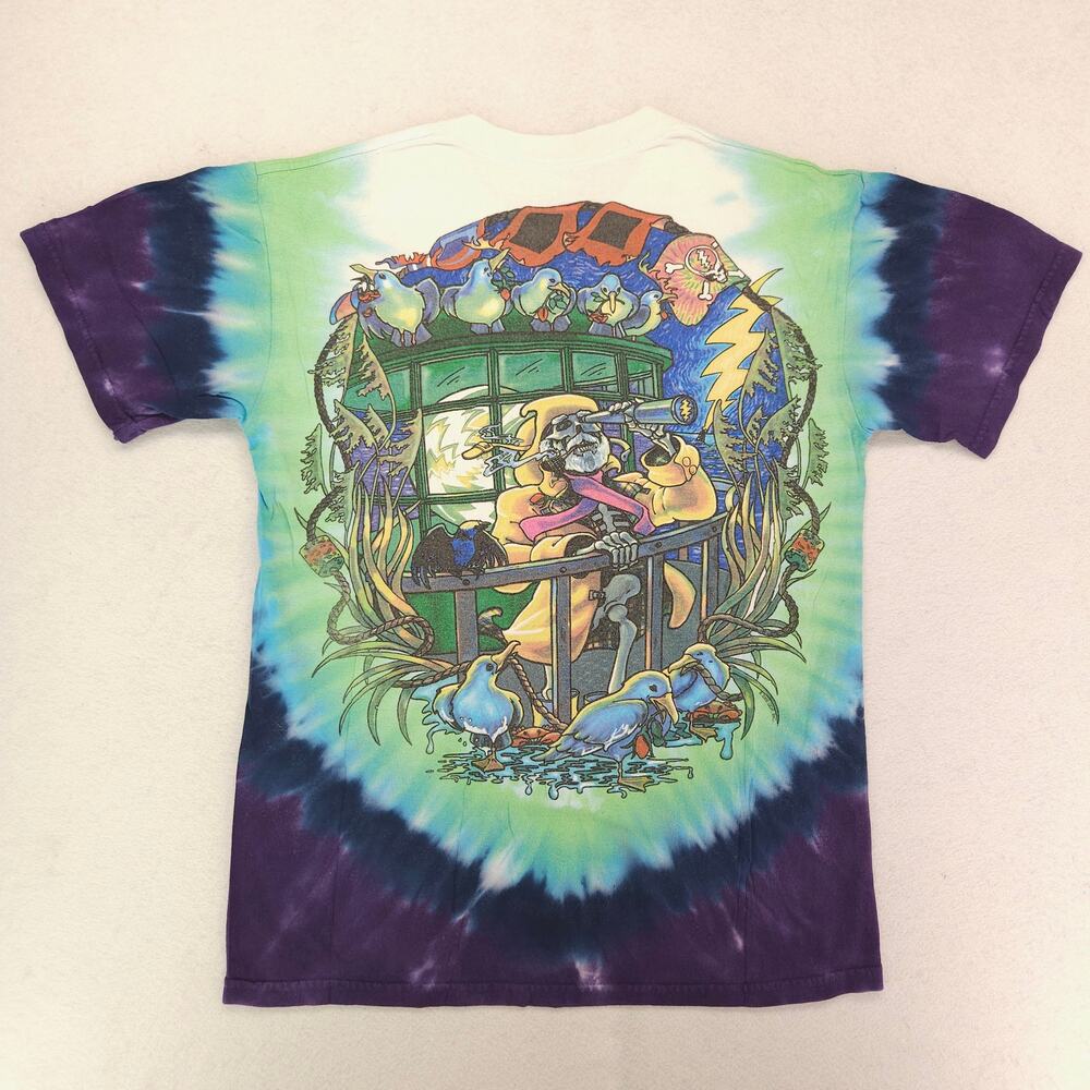 Grateful Dead Band Liquid Blue Short Sleeve Graphic T Shirt Mens Size S Blue - Picture 9 of 9